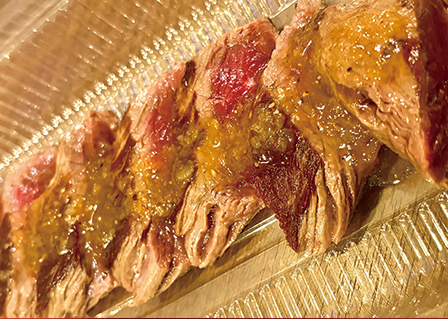 十勝産炭焼き一口ステーキ